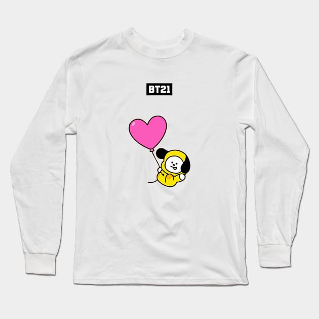 bt21 bts exclusive design 65 Long Sleeve T-Shirt by Typography Dose